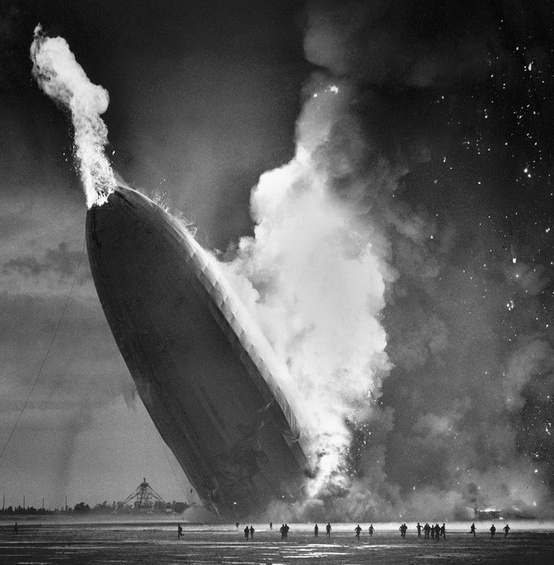 Photo:  Hindenburg disaster (3)